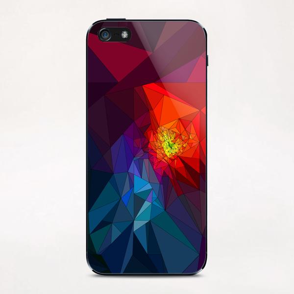 Colorful Triangles iPhone & iPod Skin by PIEL Design