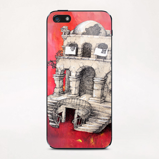 La Maison Visage iPhone & iPod Skin by Georgio Fabrello