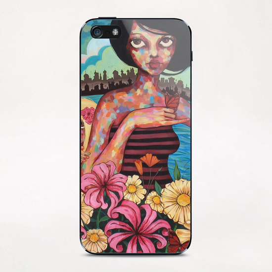 The Rising Tide of Kumari Kandem iPhone & iPod Skin by Ursula X Young