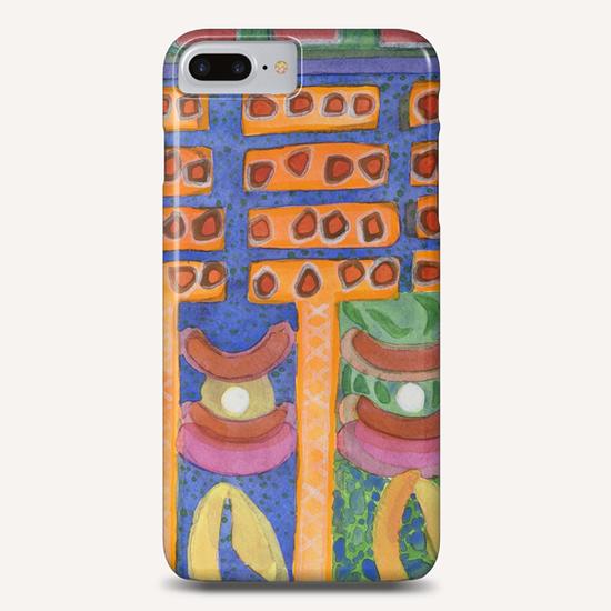 Orange Posts in Mysterious Night Light  Phone Case by Heidi Capitaine