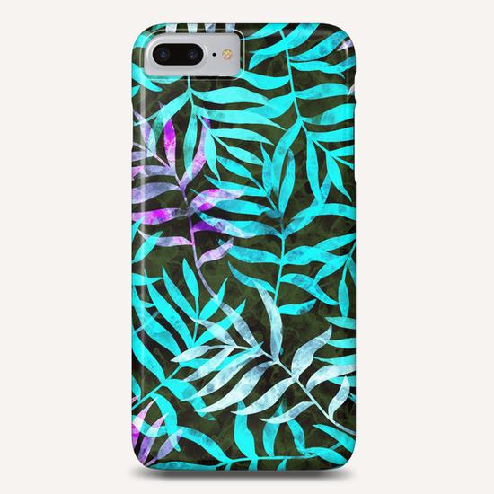 Watercolor Tropical Palm Leaves X 0.4 Phone Case by Amir Faysal