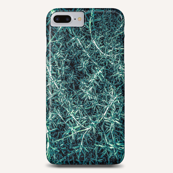 closeup green plant texture abstract Phone Case by Timmy333