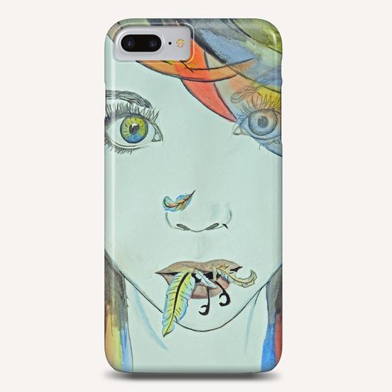 Fille à l'oiseau Phone Case by RomArt