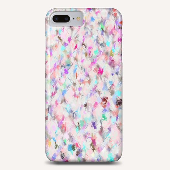 splash painting texture abstract background in pink blue yellow red Phone Case by Timmy333