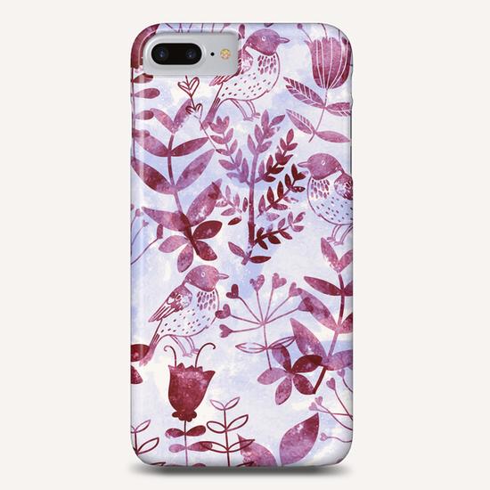 Watercolor Floral and Birds II Phone Case by Amir Faysal