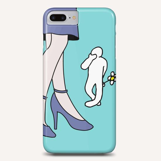 Shy Mister White Phone Case by Yann Tobey