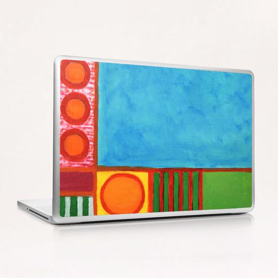 Refreshing Blue  Laptop & iPad Skin by Heidi Capitaine