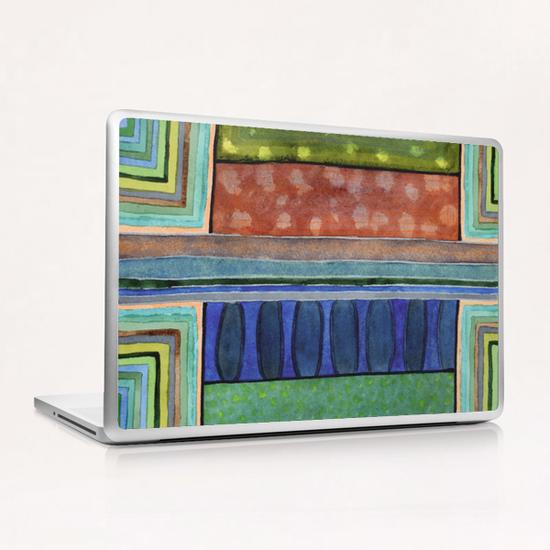 The Blue Balustrade Laptop & iPad Skin by Heidi Capitaine