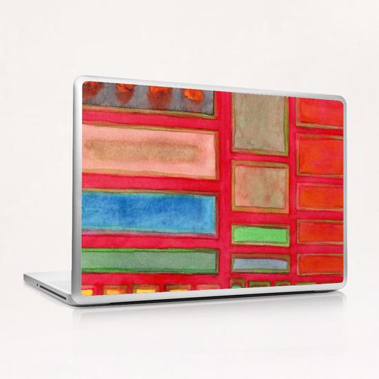 Some Chosen Rectangles ordered on Red  Laptop & iPad Skin by Heidi Capitaine