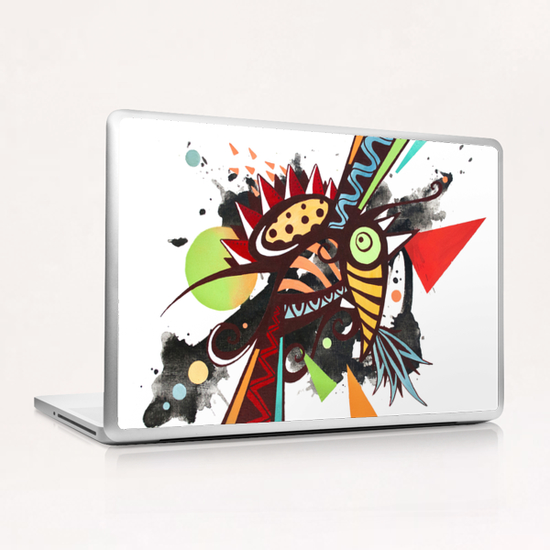 Fragmented incandescent nature Laptop & iPad Skin by Skount