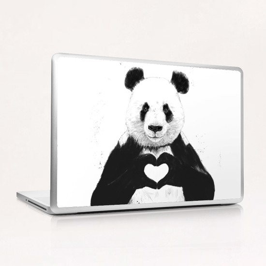 All you need is love Laptop & iPad Skin by Balazs Solti