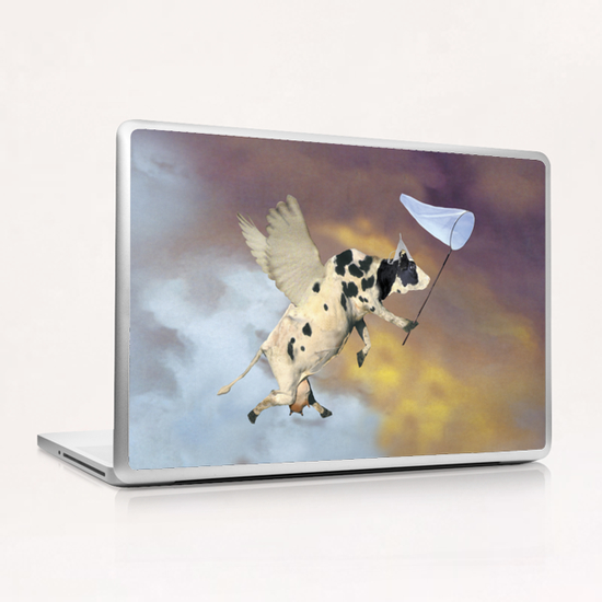 Crazy Cow Laptop & iPad Skin by tzigone