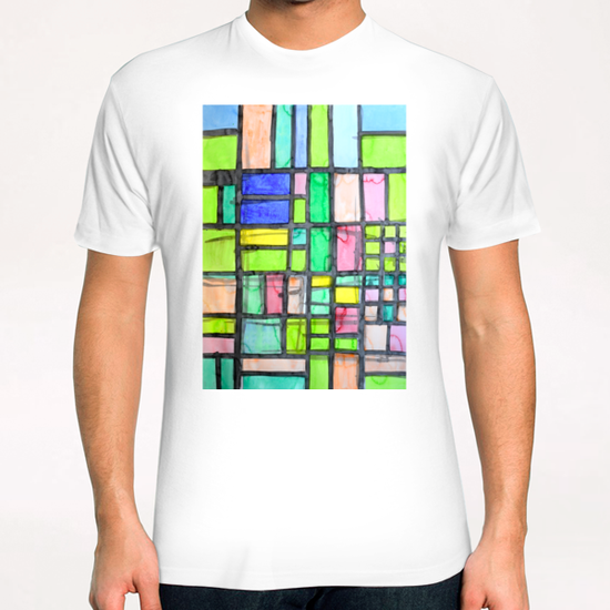 Homage to Mondrian T-Shirt by Heidi Capitaine