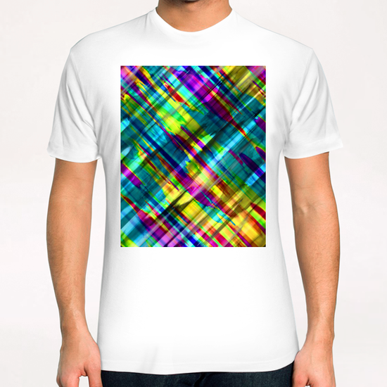 Colorful digital art splashing G72 T-Shirt by MedusArt