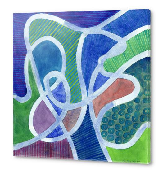 Curved Paths Acrylic prints by Heidi Capitaine