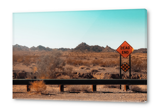 Mountains in the desert on the road trip in USA Acrylic prints by Timmy333