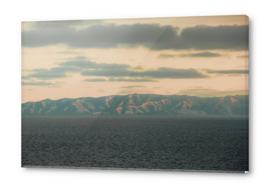 Ocean and mountains view at Rancho Palos Verdes California USA Acrylic prints by Timmy333