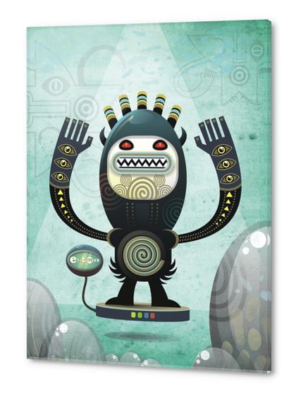 Alien guard  Acrylic prints by Exit Man