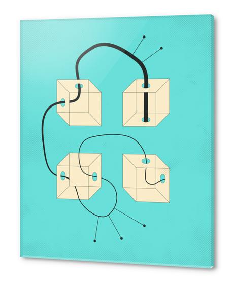 DIAGRAM 4 Acrylic prints by Jazzberry Blue