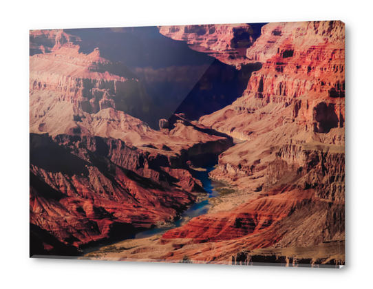 texture of the desert at Grand Canyon national park, Arizona, USA Acrylic prints by Timmy333