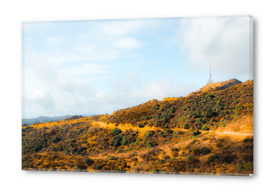 Hiking trail scenic to Hollywood Sign, Los Angeles, USA Acrylic prints by Timmy333