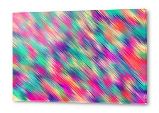 pink blue and green painting abstract texture background Acrylic prints by Timmy333