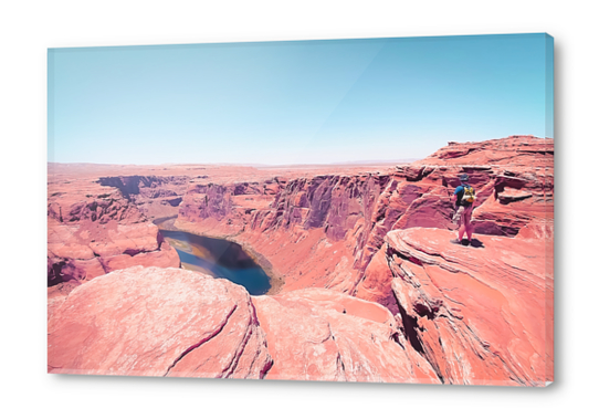 Desert at Horseshoe Bend, Arizona, USA Acrylic prints by Timmy333