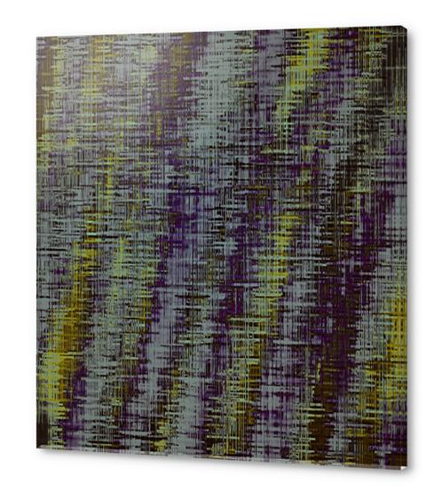 yellow blue and brown painting texture abstract background Acrylic prints by Timmy333