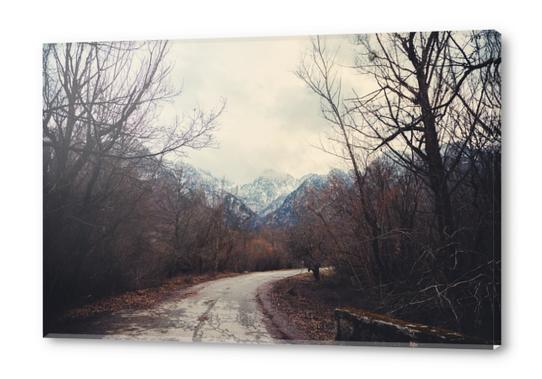 Road with mountain III Acrylic prints by Salvatore Russolillo