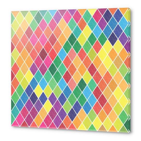 Colorful Geometric  Acrylic prints by Amir Faysal