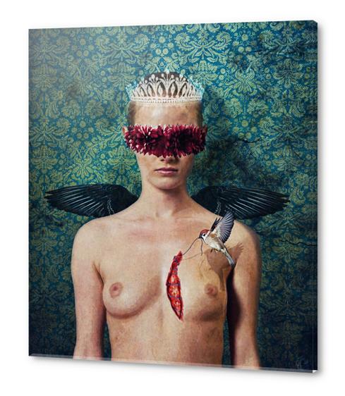 Stitching wounds Acrylic prints by Seamless