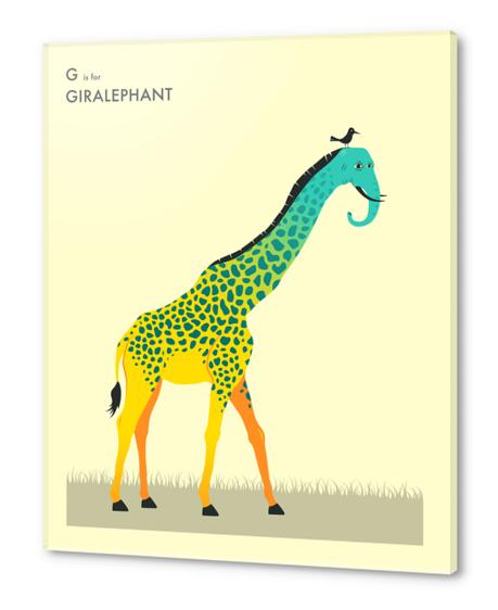 GIRALEPHANT Acrylic prints by Jazzberry Blue