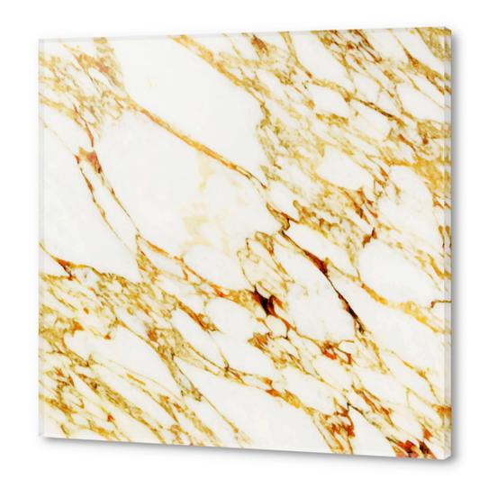 Gold Marble Acrylic prints by Uma Gokhale