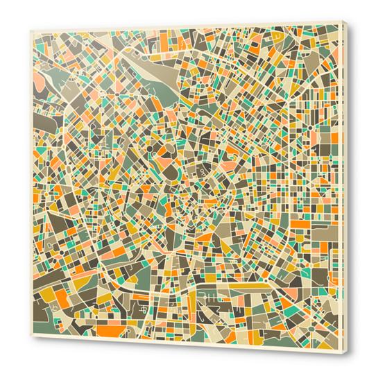 MILAN MAP 1 Acrylic prints by Jazzberry Blue