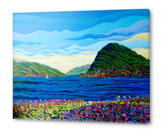 Sunny SwissScape Acrylic prints by Amy Ferrari Art