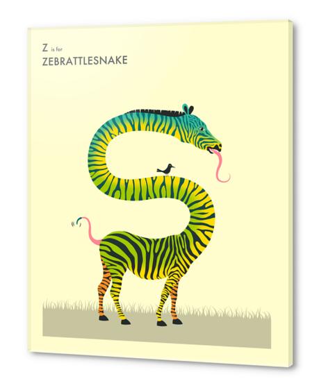 ZEBRATTLESNAKE Acrylic prints by Jazzberry Blue