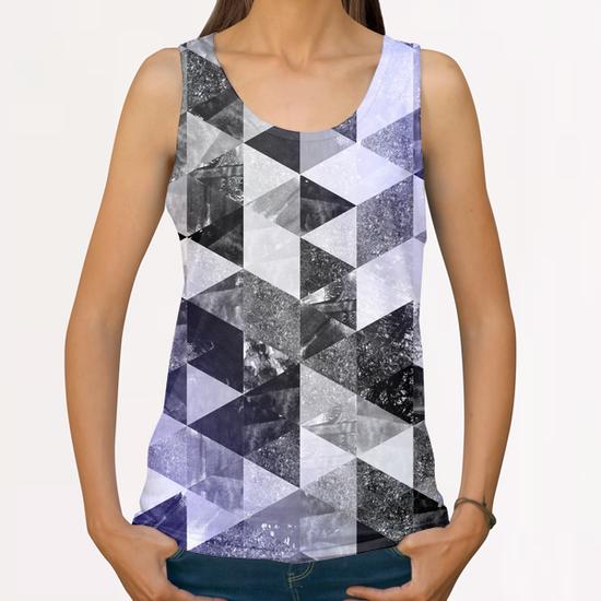 Abstract GEO X 0.10 All Over Print Tanks by Amir Faysal