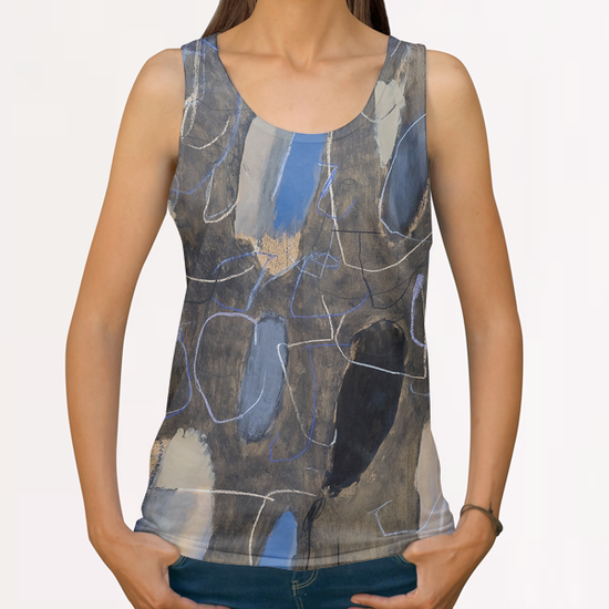 Composition 15 All Over Print Tanks by Jean-Noël Bachès