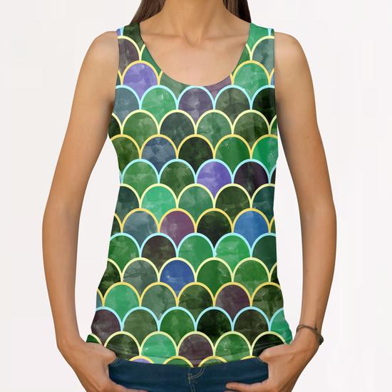 Mermaid #2 All Over Print Tanks by Amir Faysal