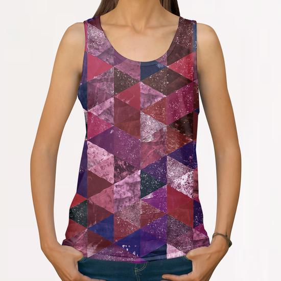 Abstract GEO X 0.2 All Over Print Tanks by Amir Faysal