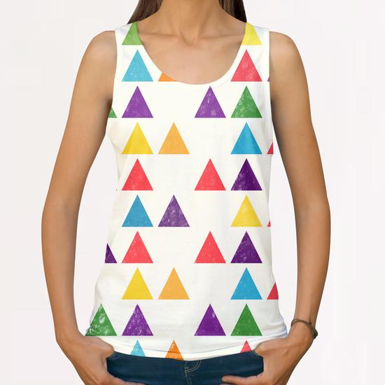 Lovely Geometric Background #3 All Over Print Tanks by Amir Faysal