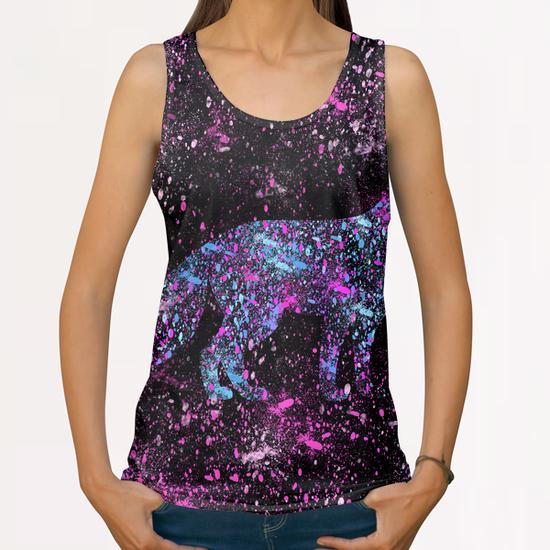 Cosmic Fox All Over Print Tanks by Amir Faysal