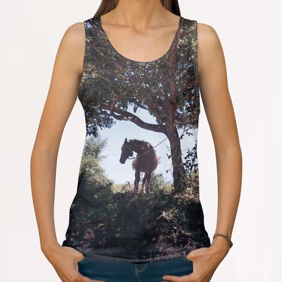 The Horse All Over Print Tanks by Salvatore Russolillo