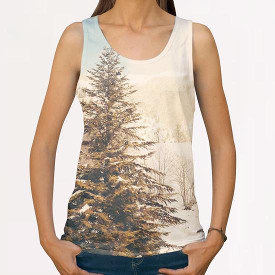 Mountains in the background XI All Over Print Tanks by Salvatore Russolillo