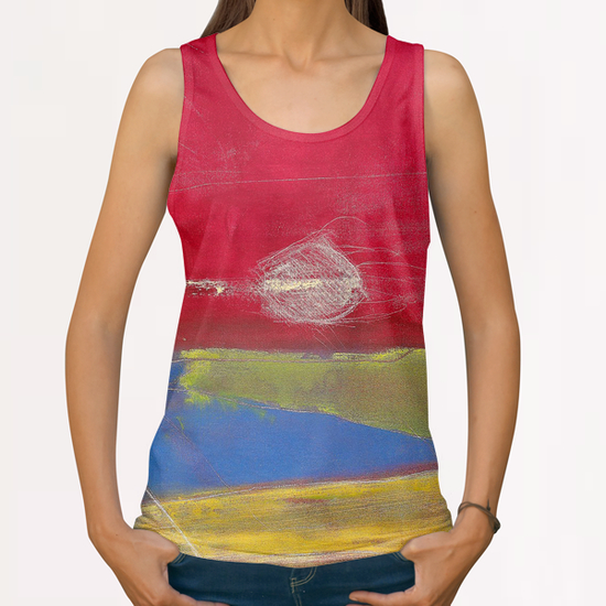 Coucher de Soleil All Over Print Tanks by Pierre-Michael Faure