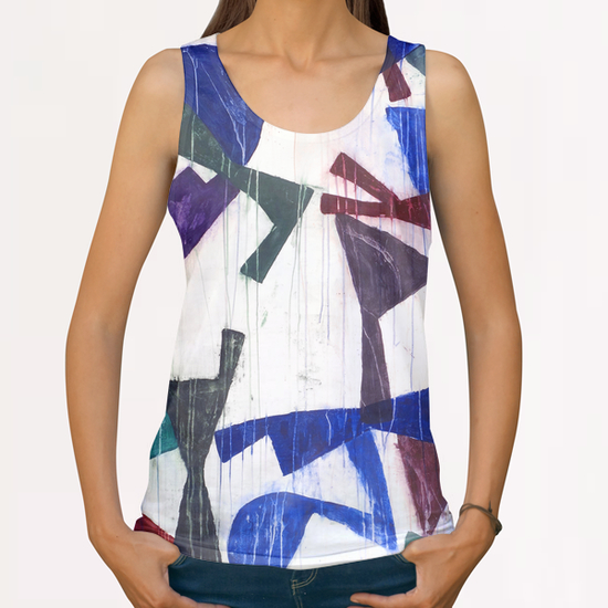 Composition 22 All Over Print Tanks by Jean-Noël Bachès