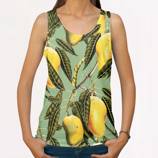 Mango Season All Over Print Tanks by Uma Gokhale