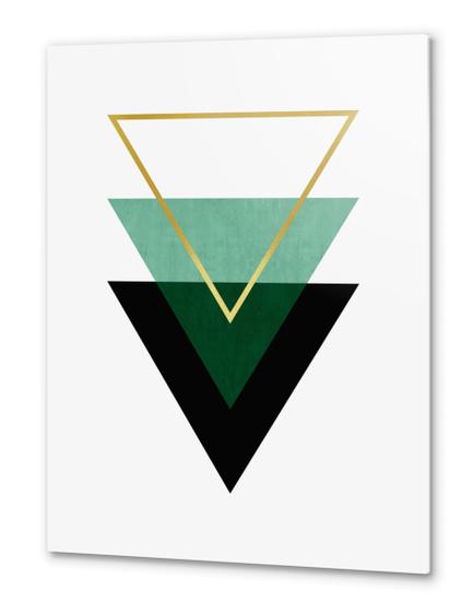 Geometric and golden art I Metal prints by Vitor Costa