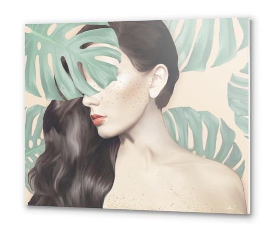 Monstera Suara Metal prints by Nettsch