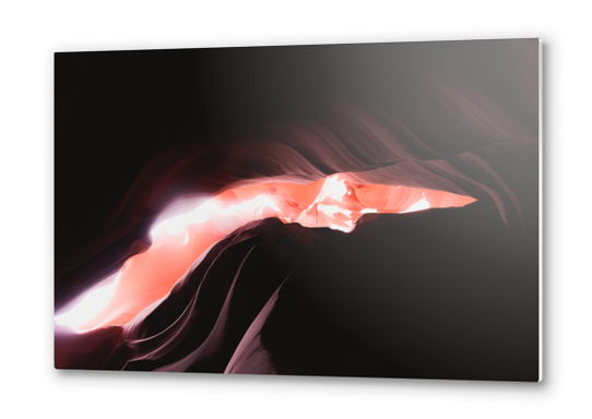 Hole in the sandstone cave at Antelope Canyon Arizona USA Metal prints by Timmy333